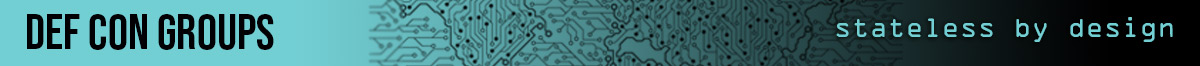 DEF CON Groups Banner